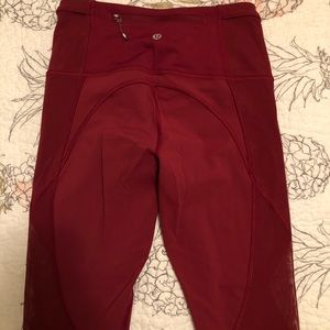 LuLuLemon Leggings Burgundy